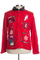Red Ugly Christmas Cardigan 35227