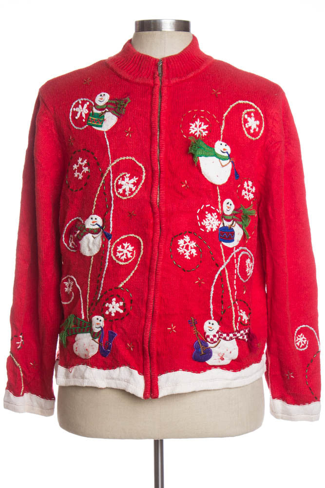 Red Ugly Christmas Cardigan 35230