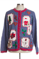 Blue Ugly Christmas Cardigan 35248