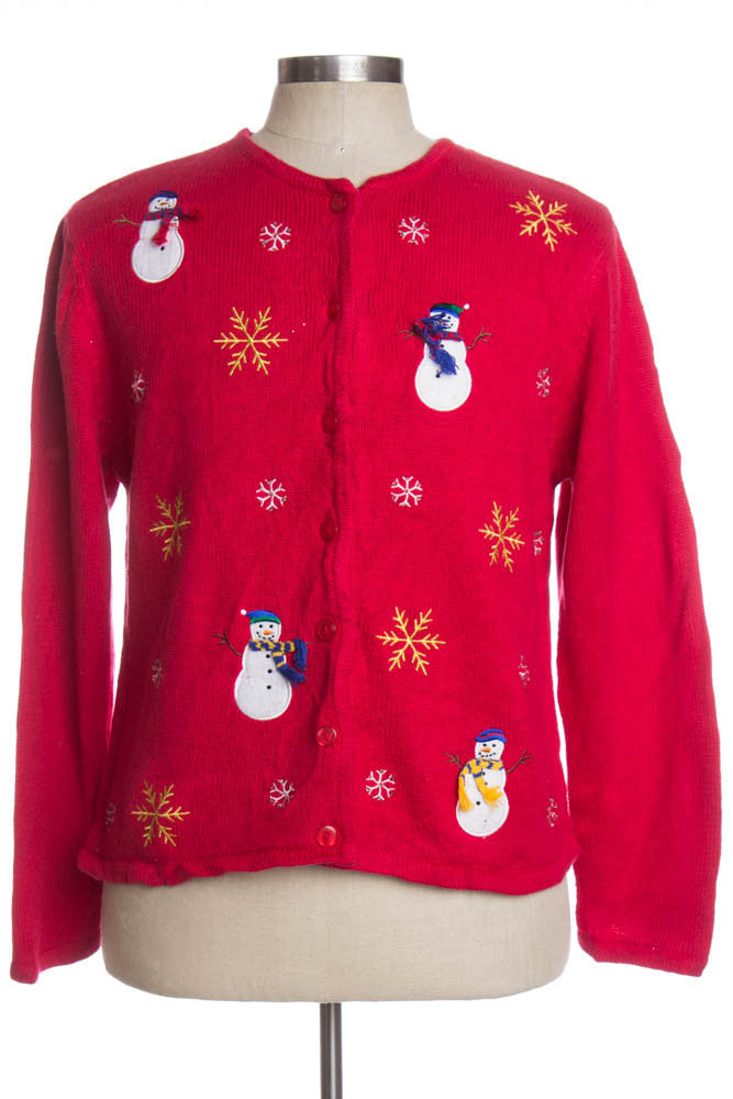 Red Ugly Christmas Cardigan 35254