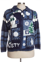 Black Ugly Christmas Cardigan 35435