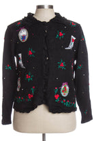 Black Ugly Christmas Cardigan 35461