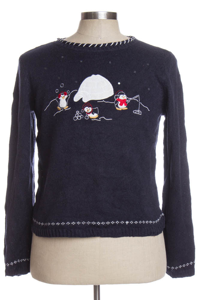 Blue Ugly Christmas Pullover 35475