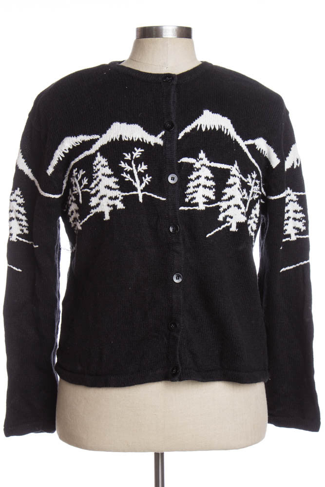 Black Ugly Christmas Cardigan 35499