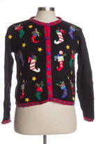 Black Ugly Christmas Cardigan 35521