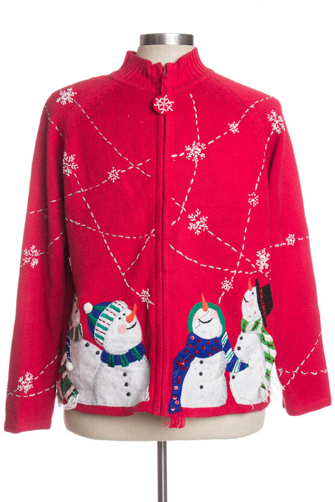 Red Ugly Christmas Cardigan 35604