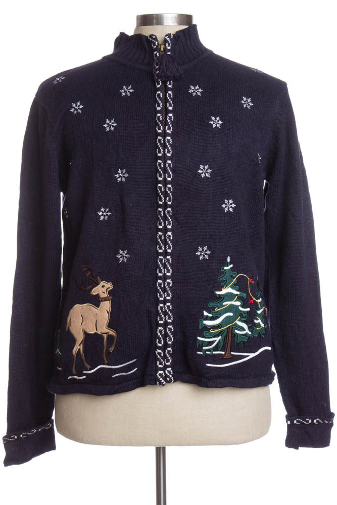 Blue Ugly Christmas Cardigan 35663