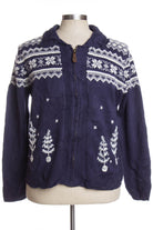Blue Ugly Christmas Cardigan 35702