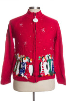 Red Ugly Christmas Cardigan 35708