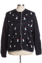 Black Ugly Christmas Cardigan 35713