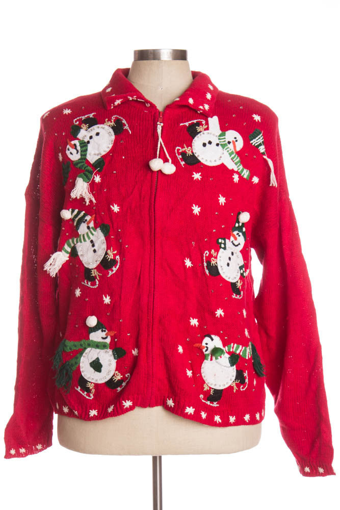 Red Ugly Christmas Cardigan 35752