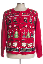 Red Ugly Christmas Cardigan 35825
