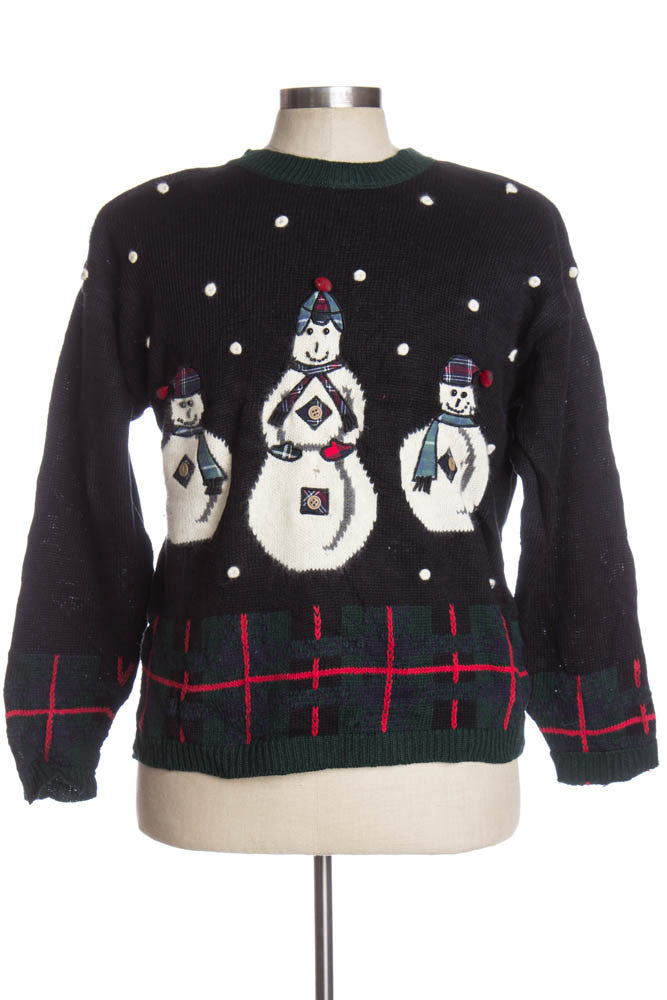 Black Ugly Christmas Pullover 35829