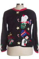 Black Ugly Christmas Cardigan 35831