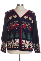Blue Ugly Christmas Cardigan 35840