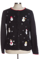 Black Ugly Christmas Cardigan 35865