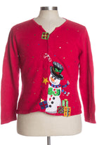 Red Ugly Christmas Cardigan 35868