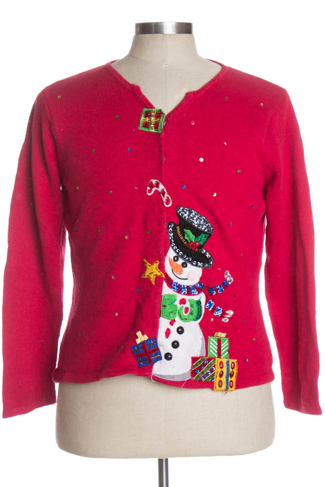 Red Ugly Christmas Cardigan 35868