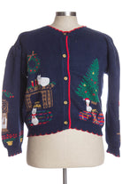 Blue Ugly Christmas Cardigan 35891