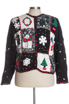 Black Ugly Christmas Cardigan 36292