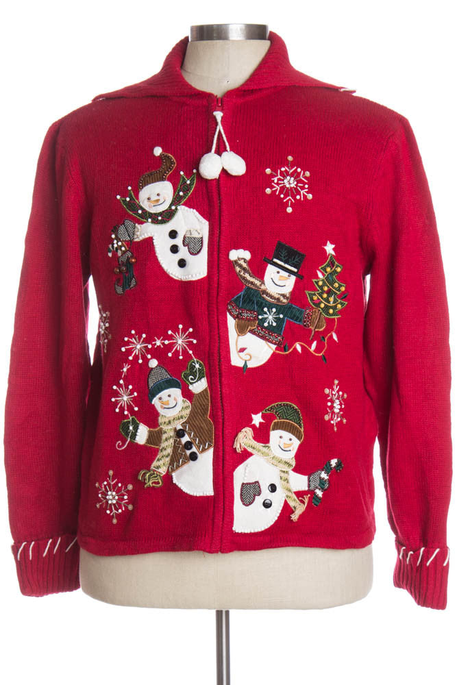 Red Ugly Christmas Cardigan 36346