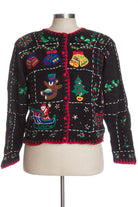 Black Ugly Christmas Cardigan 36362