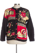 Black Ugly Christmas Cardigan 36368