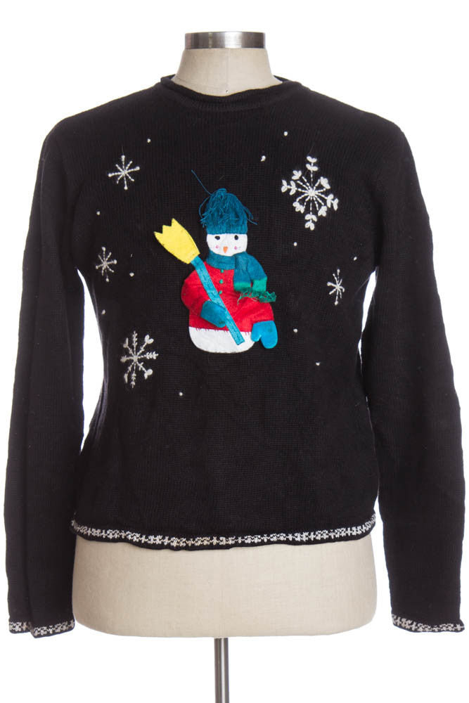 Black Ugly Christmas Pullover 36379