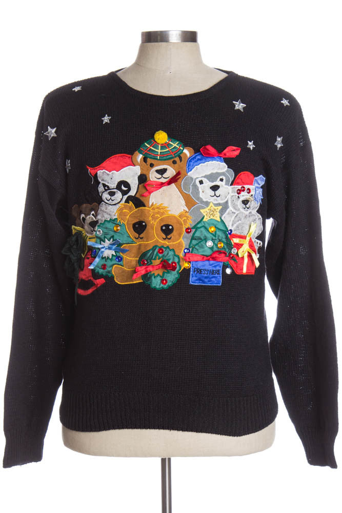 Black Ugly Christmas Pullover 36393