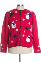 Red Ugly Christmas Cardigan 36400