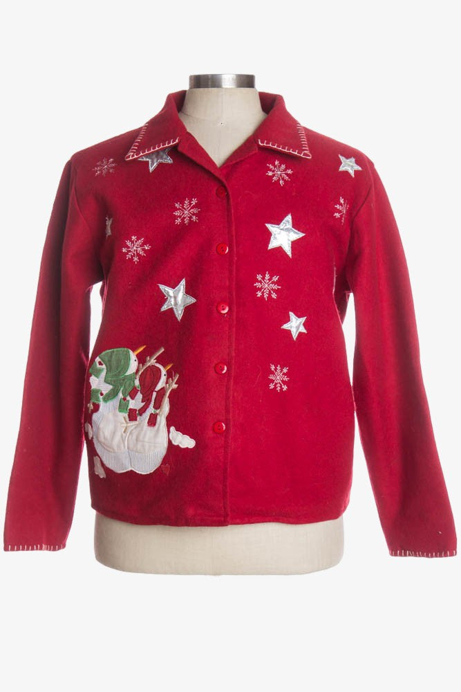 Red Ugly Christmas Cardigan 36418