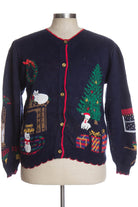 Blue Ugly Christmas Cardigan 36459
