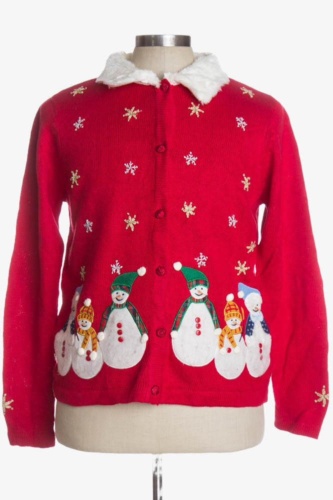 Red Ugly Christmas Cardigan 36469