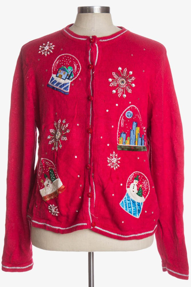 Red Ugly Christmas Cardigan 36513