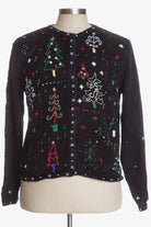 Black Ugly Christmas Cardigan 36523