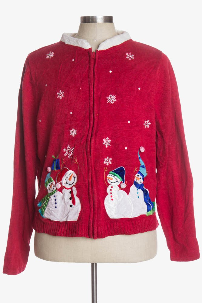 Red Ugly Christmas Cardigan 36547
