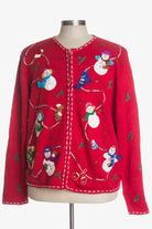 Red Ugly Christmas Cardigan 36618