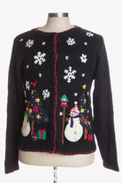 Black Ugly Christmas Cardigan 36620