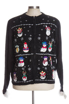Black Ugly Christmas Cardigan 36627