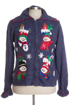 Blue Ugly Christmas Cardigan 36645