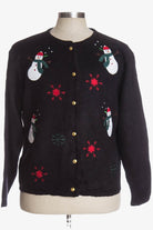 Black Ugly Christmas Cardigan 36647