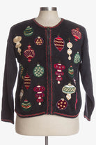 Black Ugly Christmas Cardigan 36699