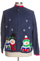 Blue Ugly Christmas Cardigan 36735