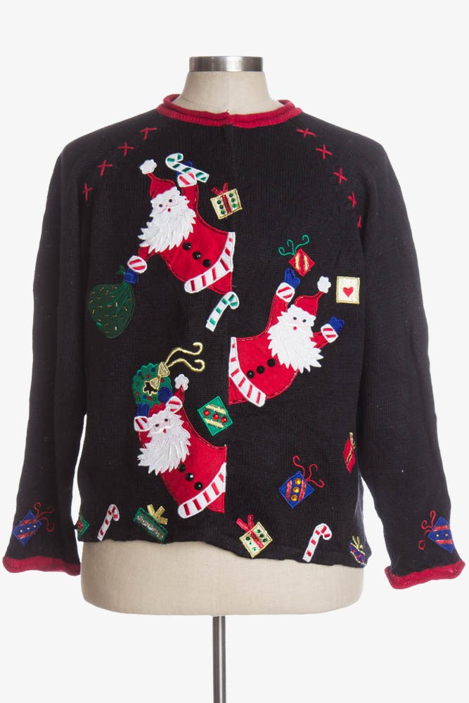 Black Ugly Christmas Cardigan 36839