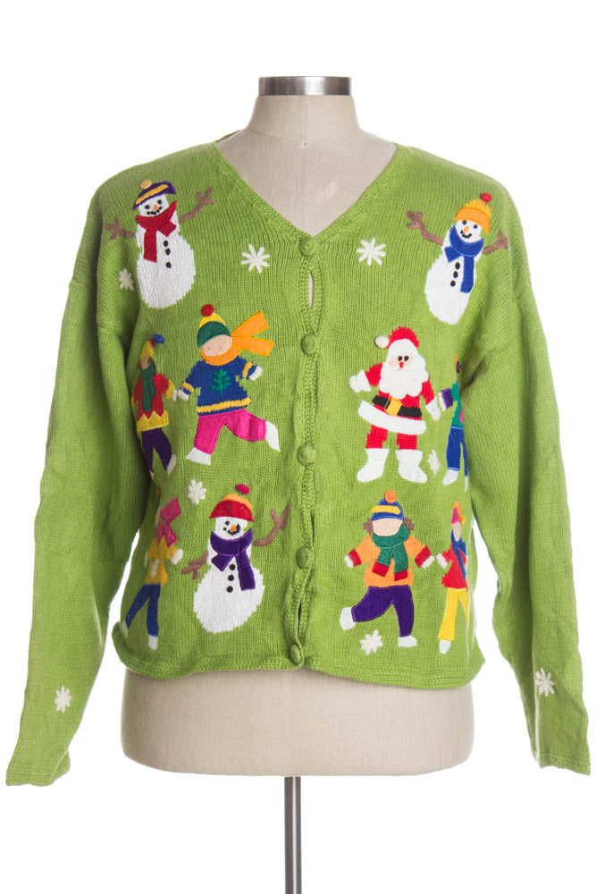 Green Ugly Christmas Cardigan 36850