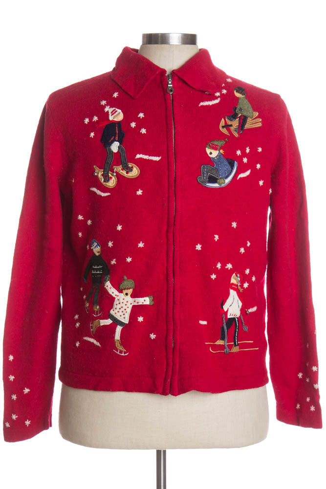 Red Ugly Christmas Cardigan 36862