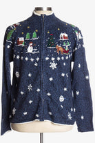 Blue Ugly Christmas Cardigan 36900