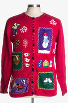 Red Ugly Christmas Cardigan 36913