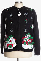 Black Ugly Christmas Cardigan 36923