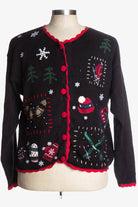 Black Ugly Christmas Cardigan 36924